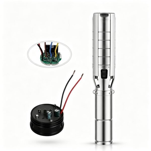 I4/6SC 6 Inch Built-in MPPT Solar Centrifugal Borehole Submersible Pump with Stainless Steel Impeller