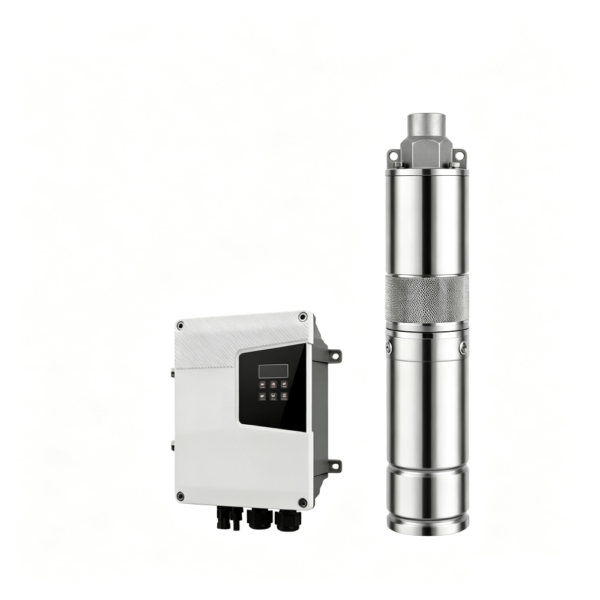 S3HS 3 Inch Brushless DC Solar Powered Screw Type Submersible Bore Pump with MPPT Controller