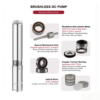S4PC 4-Inch Solar Centrifugal Submersible Pump | Plastic Impeller | MPPT Controller