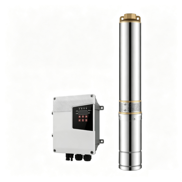 S4PCB 4-Inch Solar Centrifugal Deep Borehole Pump — Plastic Impeller & MPPT Controller S4PCB 4-Inch Solar Centrifugal Deep Borehole Pump — Plastic Impeller & MPPT Controller