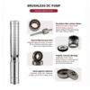 I4SC 4 Inch Built-in MPPT Stainless Steel Impeller Solar Centrifugal Borehole Submersible Pump I4SC 4 Inch Built-in MPPT Stainless Steel Impeller Solar Centrifugal Borehole Submersible Pump