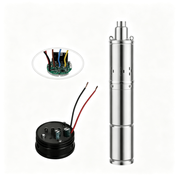 I4SS 4 Inch Built-in MPPT Solar Screw Pump | DC Submersible Solar Borehole Pump