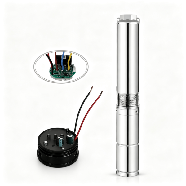 I4PC 4 Inch Built-in MPPT Solar Centrifugal Submersible Borehole Pump with Plastic Impeller I4PC 4 Inch Built-in MPPT Solar Centrifugal Submersible Borehole Pump with Plastic Impeller