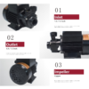 3.7.2+SSQB DC Solar Surface Pump with Vortex Design, Brushless Motor and MPPT Controller SSQB DC Solar Surface Pump with Vortex Design, Brushless Motor and MPPT Controller
