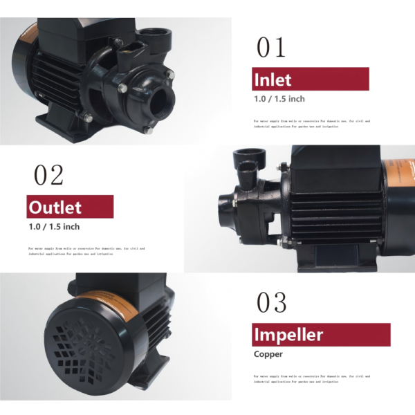 3.7.2+SSQB DC Solar Surface Pump with Vortex Design, Brushless Motor and MPPT Controller SSQB DC Solar Surface Pump with Vortex Design, Brushless Motor and MPPT Controller